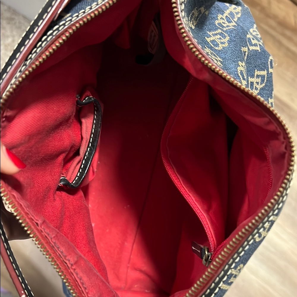 Dooney & Bourke Blue Monogram Bag - Picture 3 of 5